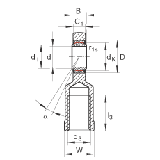 US GIL50-UK-2RS, (j) DIN ISO 12 240-4 ˜(ni)ݼySoɂ(c)ܷ