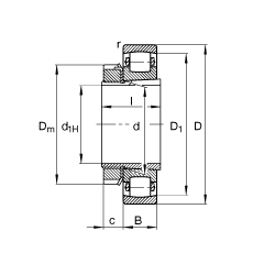 ΝLS 20230-K-MB-C3 + H3030, (j) DIN 635  DIN 5415 ˜ʵҪߴ, F׺;o
